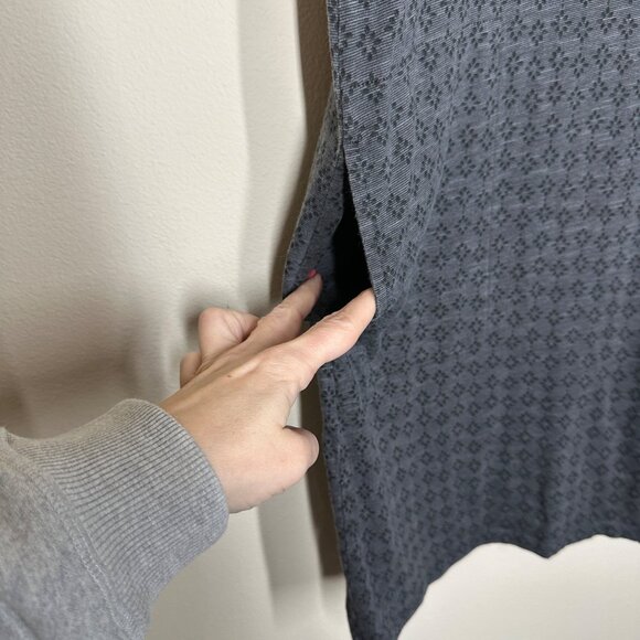 Toad & Co Windmere II Organic Cotton Dress Womens Size M Athleisure Pockets Gray - Picture 3 of 7